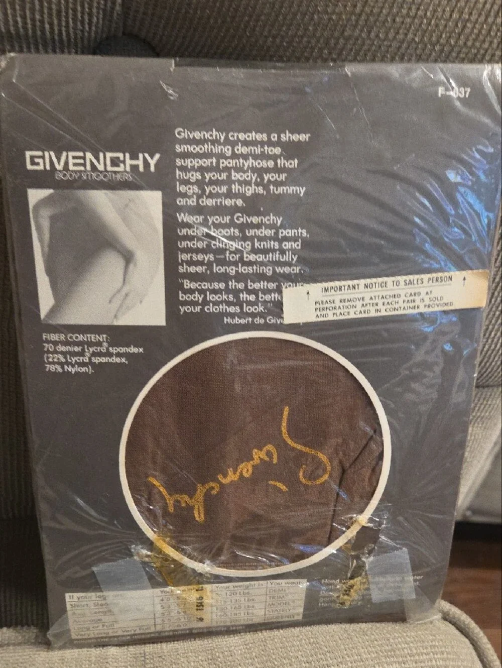 Givenchy Women Body Smoothers in Taupe and Gold Packaging